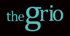 The grio logo on a black background.