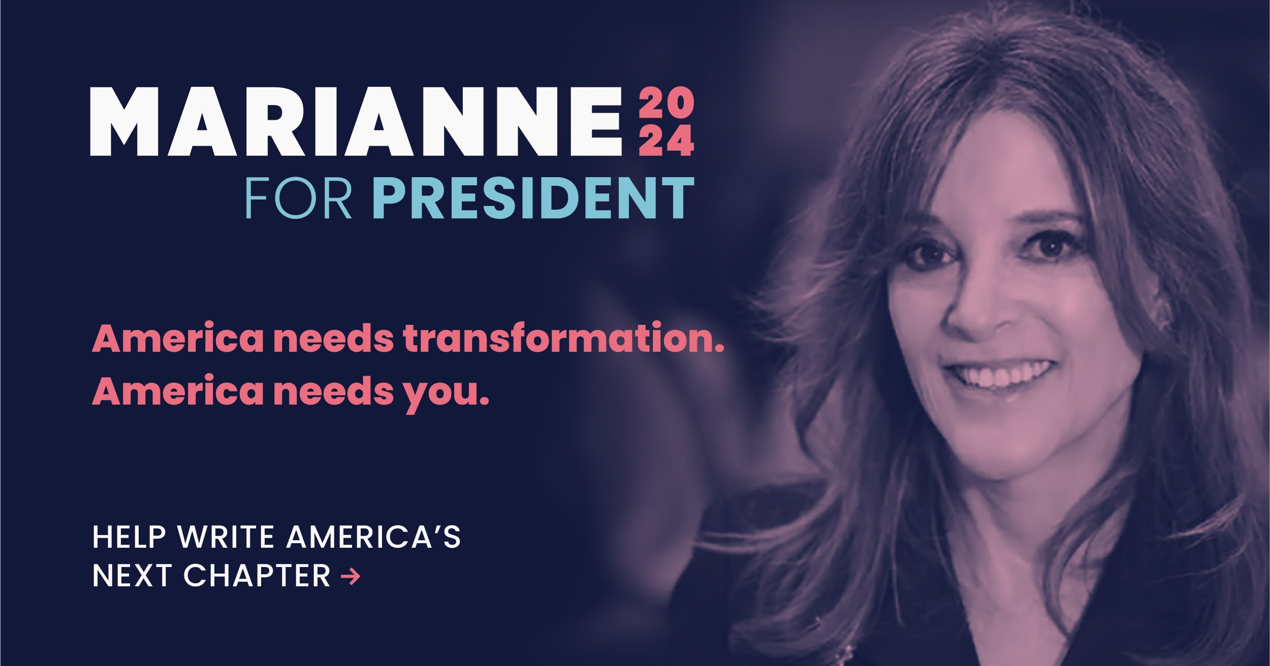 Marianne Williamson for President 2024 **** IMDB1