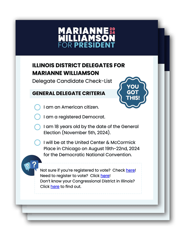 Illinois delegate list - Mariann Millison is a comprehensive compilation of delegates representing the state of Illinois.